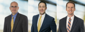 Adam Hapner, Michael Becker and Andrew Fairbanks from Weiss Serota Helfman Cole + Bierman